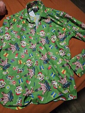 NWT SpongeBob SquarePants Mens Shirt